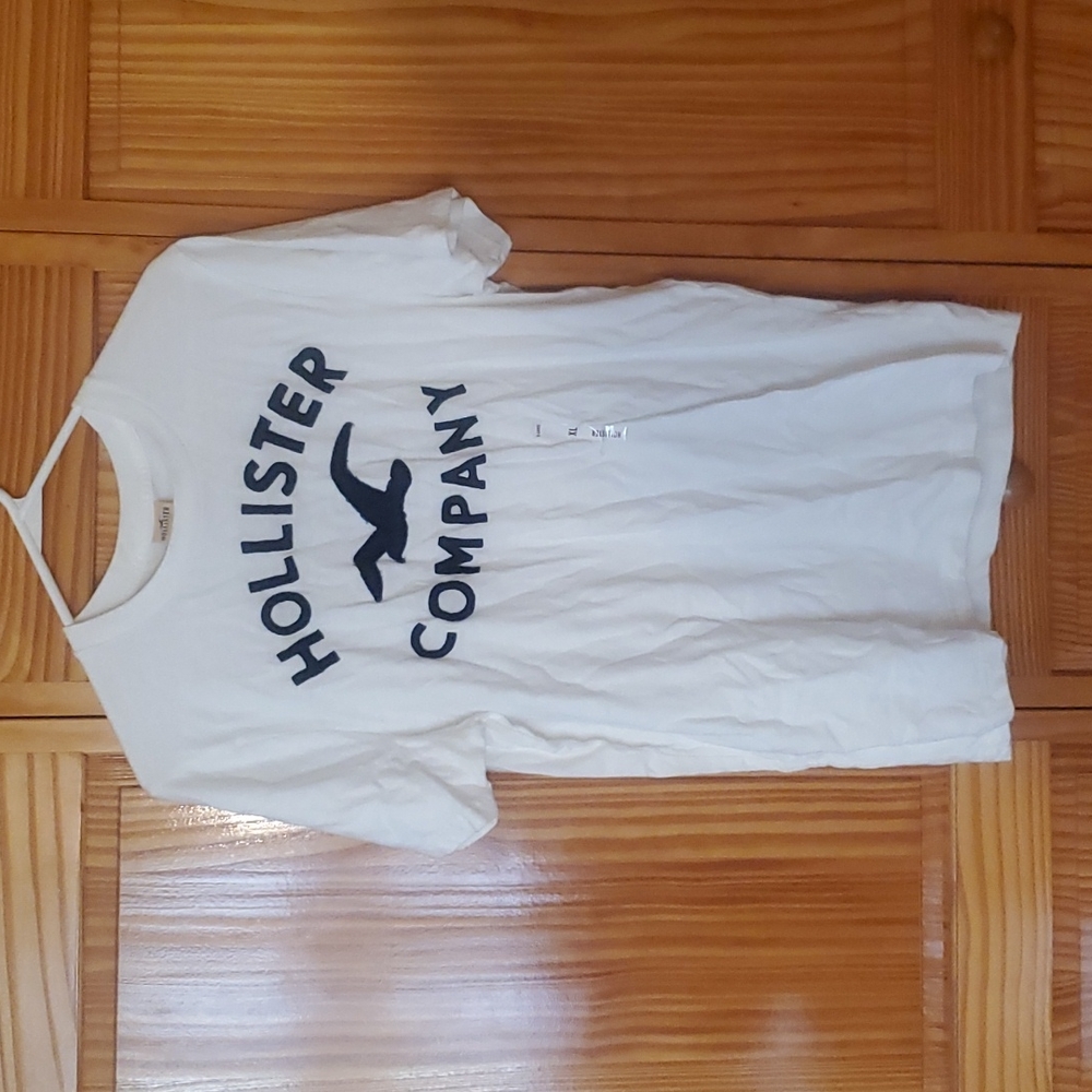 Hollister Graphic Tee White